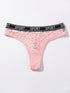Flower Print Detail Thong Panty 