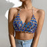 Gemstone Chain Triangle Crop Top 