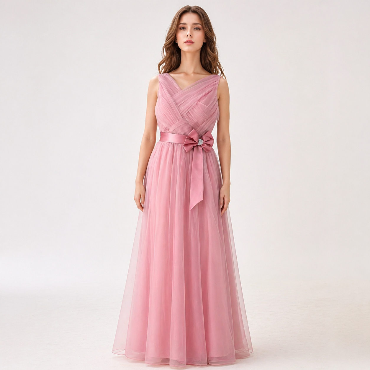 Glamorous Net Wedding Gown for Women 