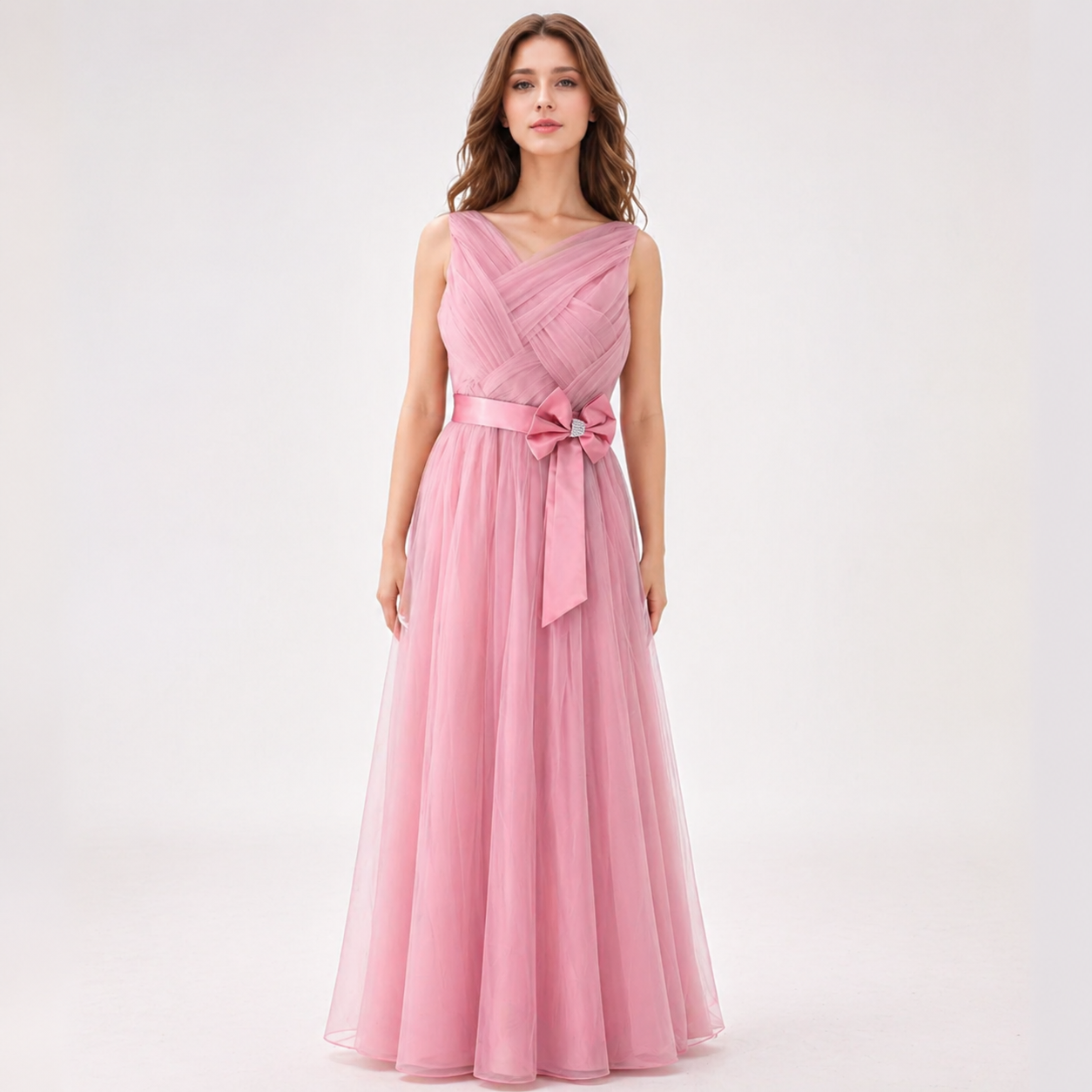 Glamorous Net Wedding Gown for Women 