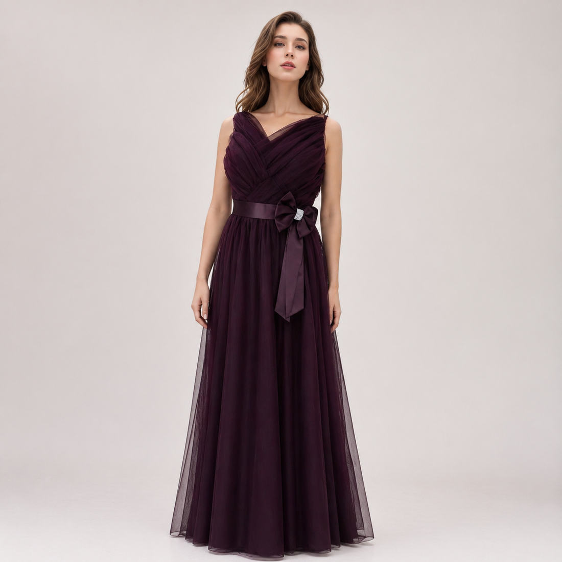 Glamorous Net Wedding Gown for Women 
