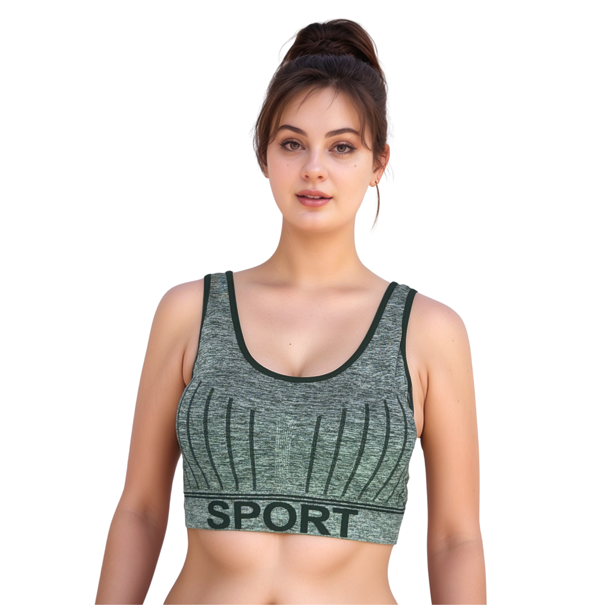 Sport Bra for women lightly padded removable cups | women data