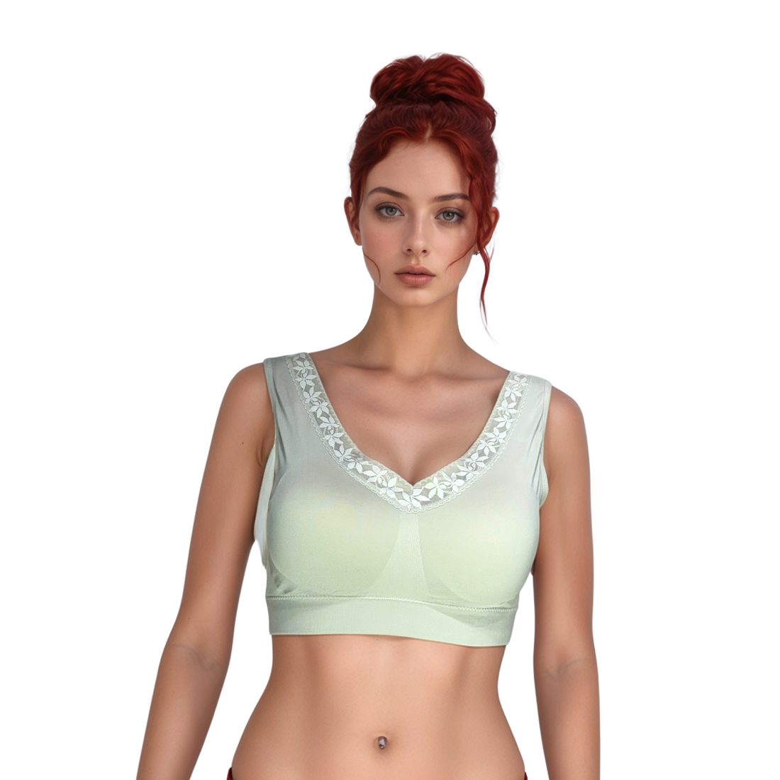 Women fashion V-Neck Lace Crop top | Women Data