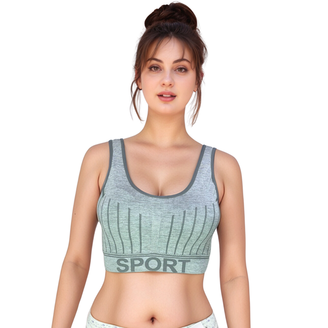 Grey Sports Bra for women