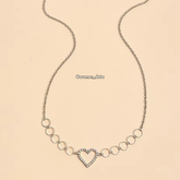 Heart Rhinestone Waist Chain 