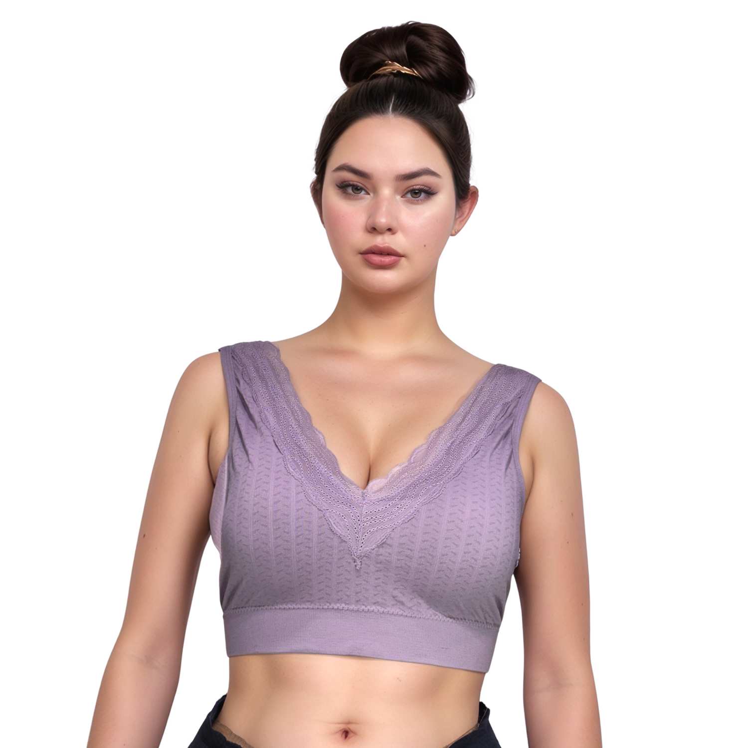 Purple Seamless tops