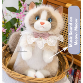 Kawaii Cat Plush Backpack with Meow Sound 