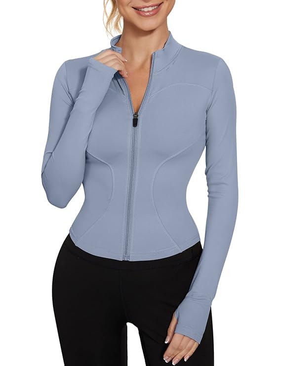 Women's full store zip workout jacket