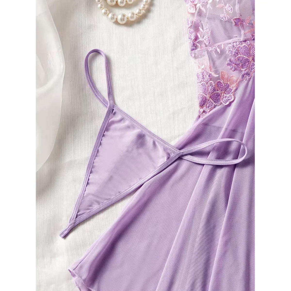 Lace Babydoll Lingerie Set