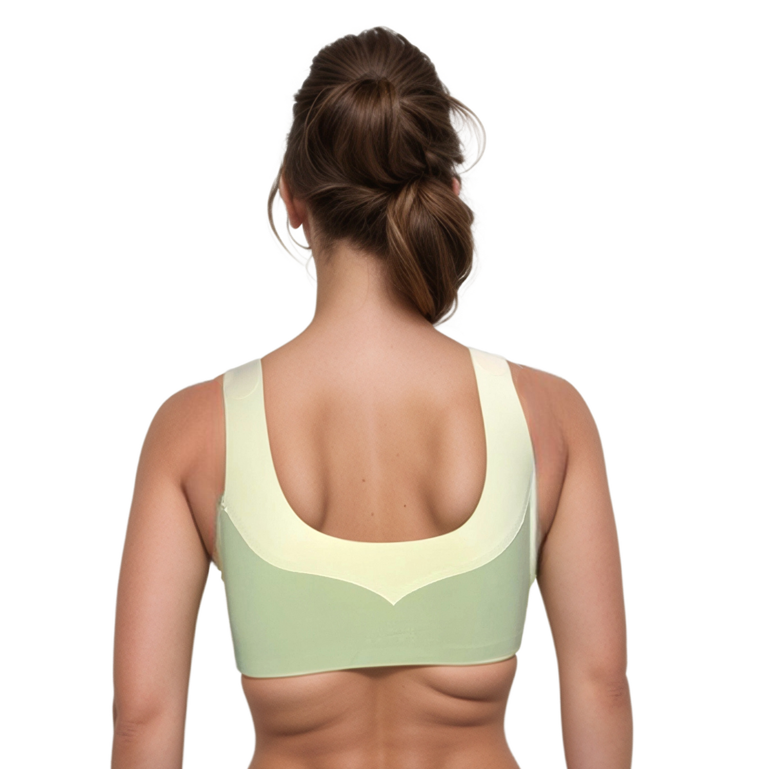 green sports bra