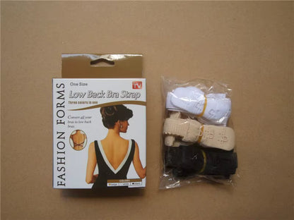 Low Back Bra Strap Converter Set for Women | 3-Piece Bra Extender Kit