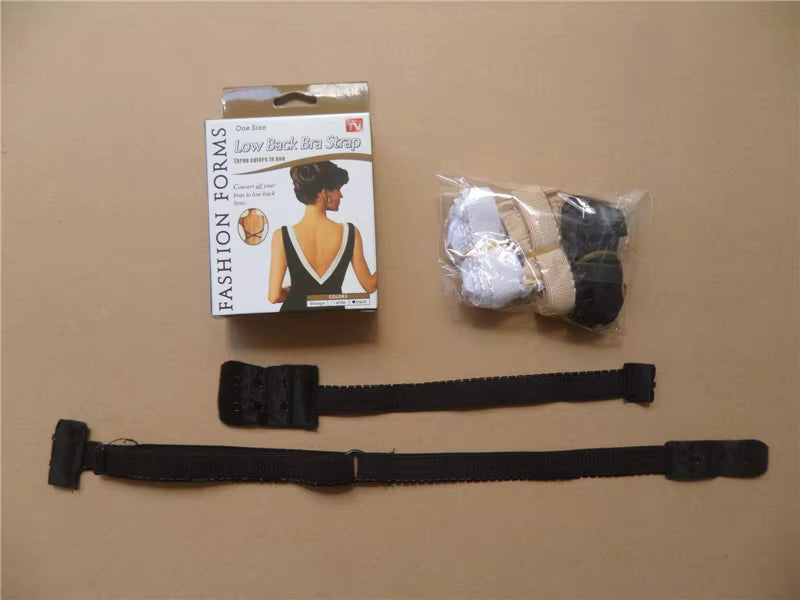 Low Back Bra Strap Converter Set for Women | 3-Piece Bra Extender Kit