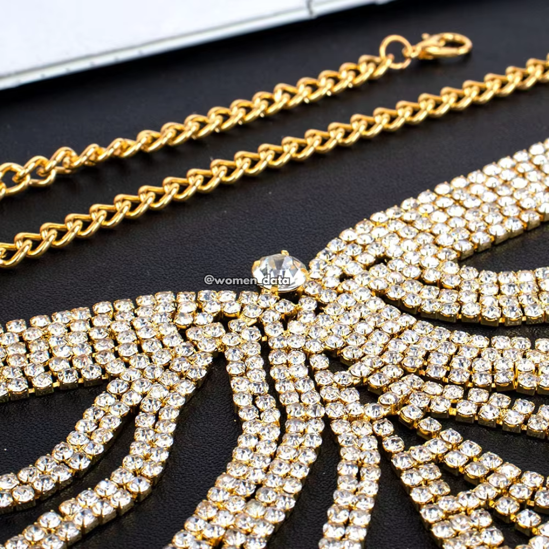 Luxury Crystal Rhinestone Bikini Set 