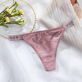 Luxury Ice Silk Rhinestone Thong 