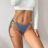 Luxury Rhinestone Strap Thong Panty 