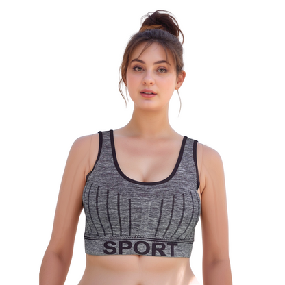 Sport Bra for women lightly padded removable cups | women data