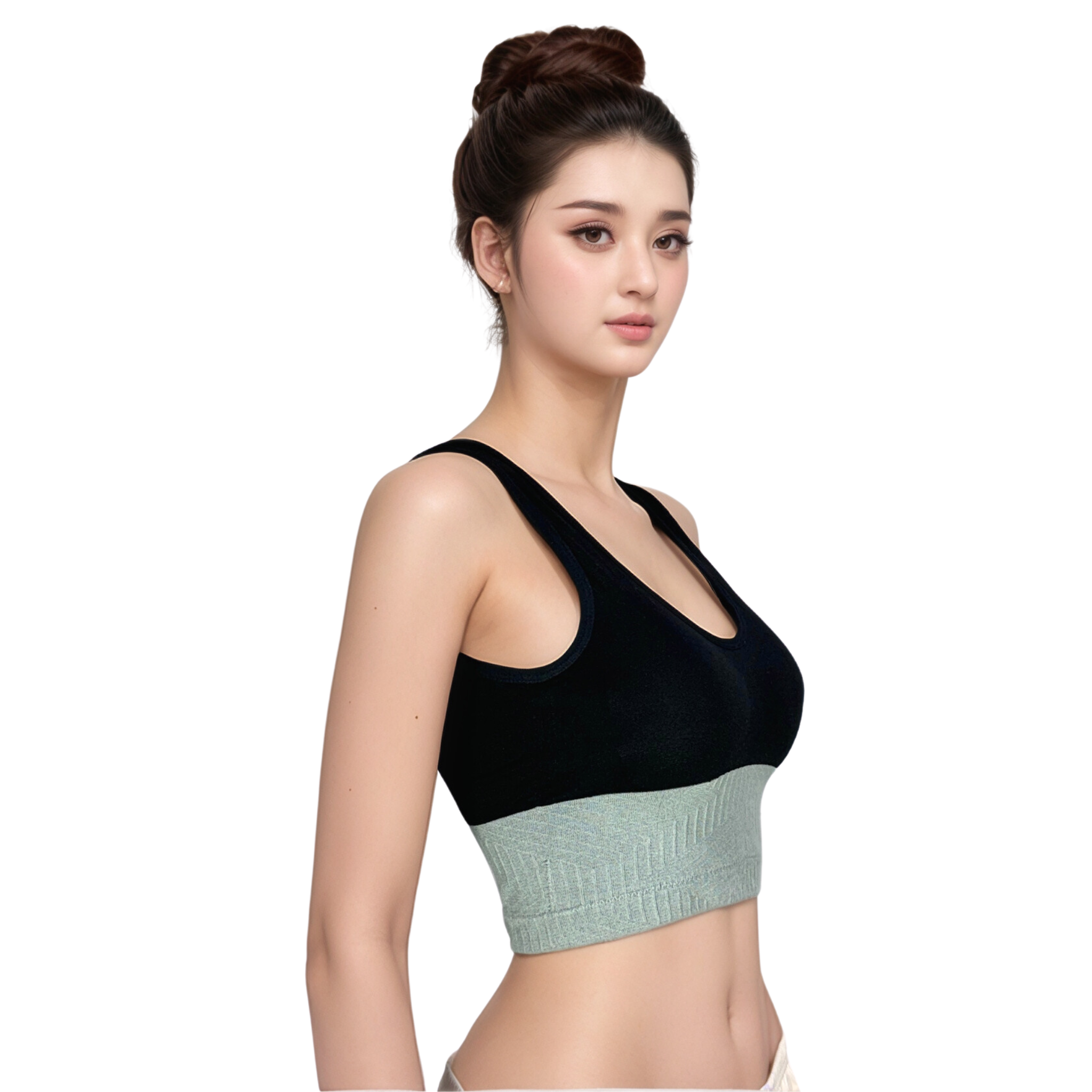 Black Comfortable Sports bra