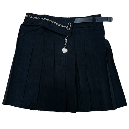 Mini Skirt with Heart Chain