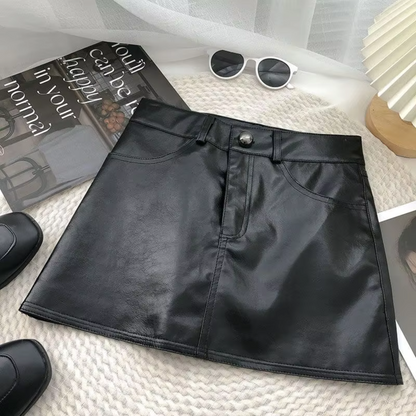 Mini Leather Skirt