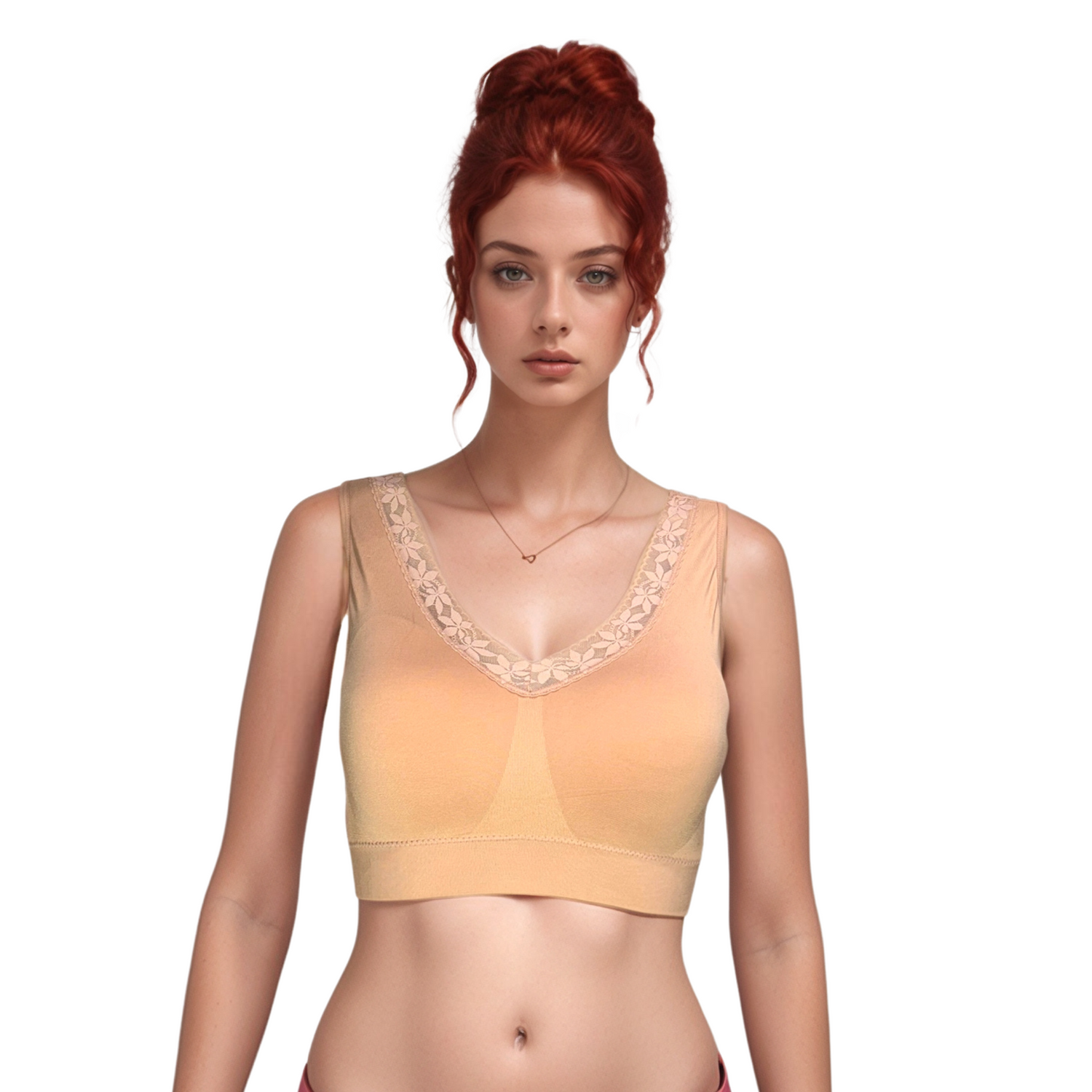 Women fashion V-Neck Lace Crop top | Women Data