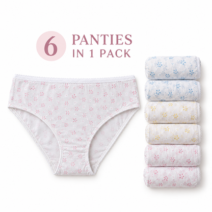 Disposable Panties for Women | Floral Printed Soft &amp; Lightweight Travel Underwear
