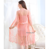 Sexy Babydoll Nighty Light Pink Free Size Nylon & Spandex 