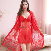 Hot Lingerie Nightwear Red Free Size Spandex & Polyester 