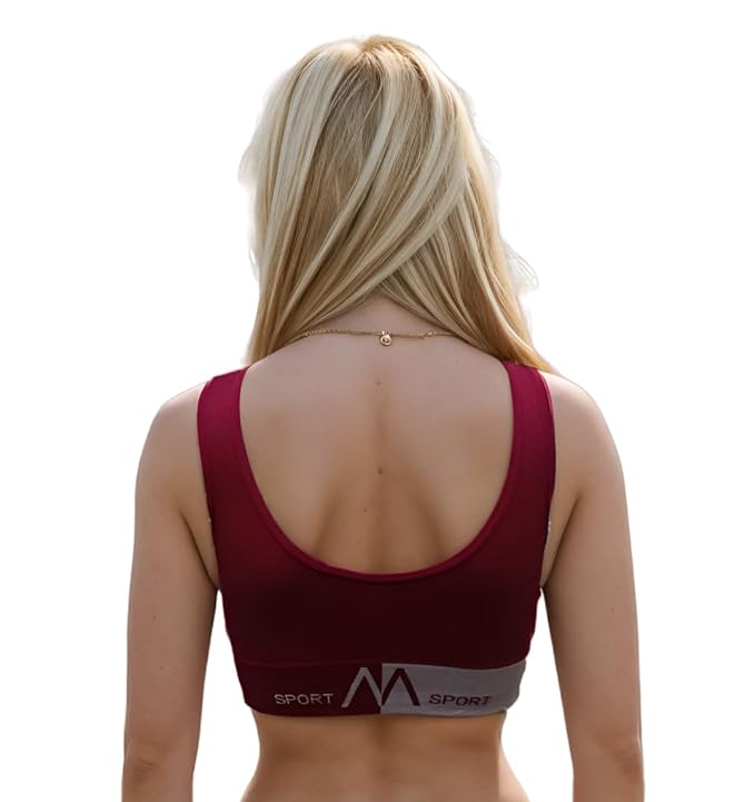 Athletic sports bra