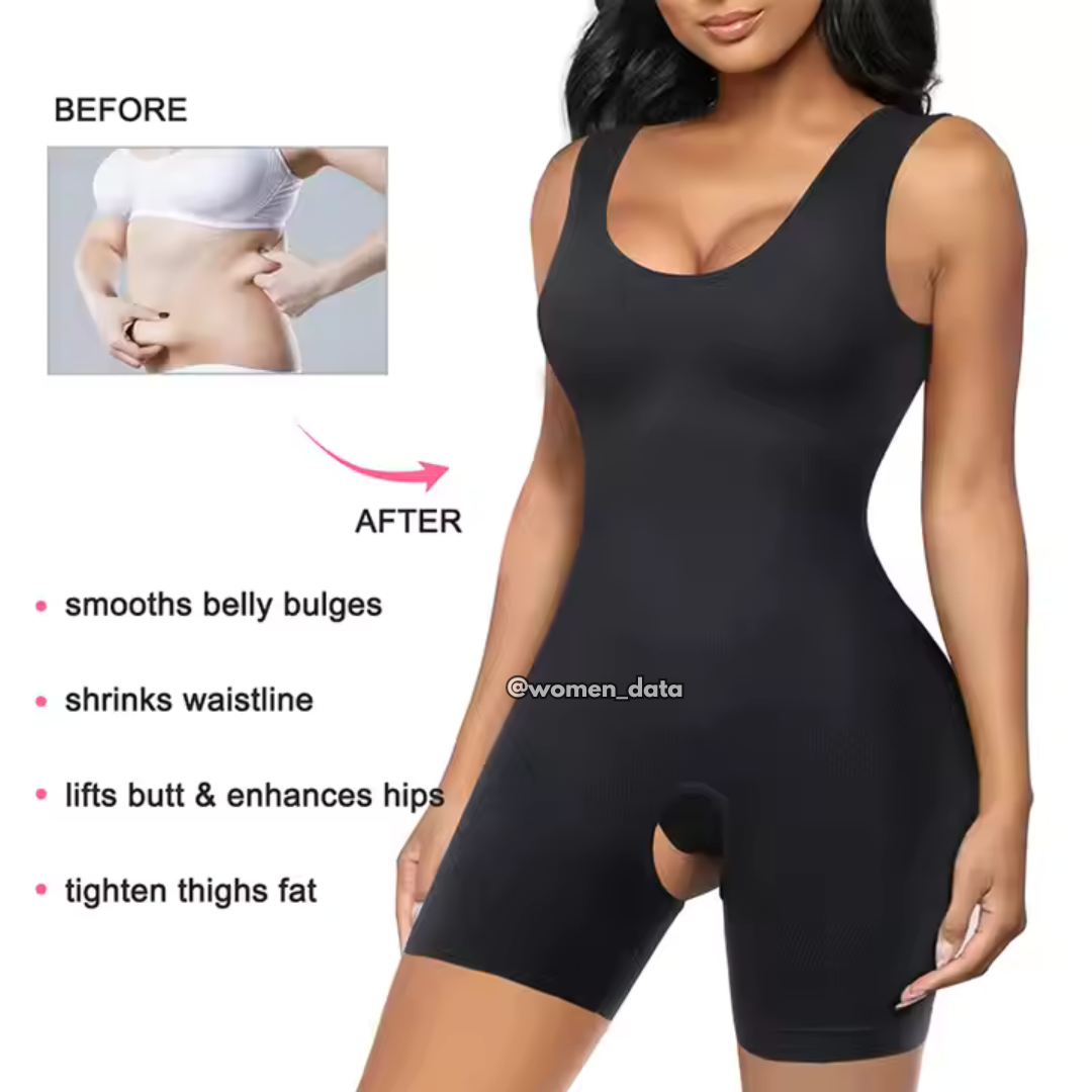 Seamless Full Body Shapewear Bodysuit 