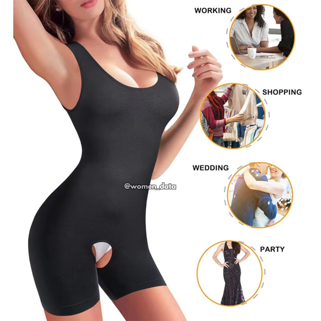Seamless Full Body Shapewear Bodysuit 