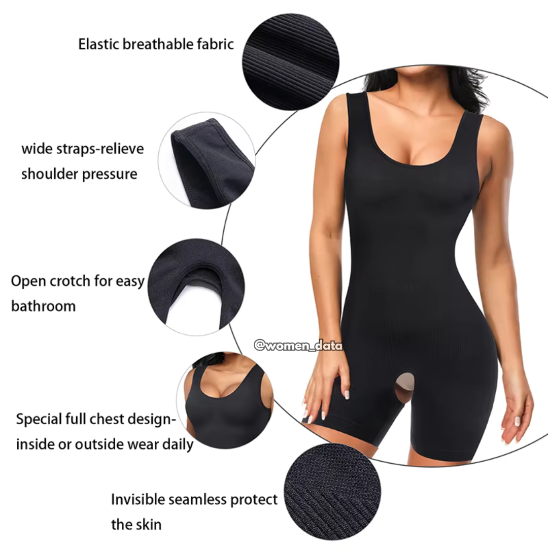 Seamless Full Body Shapewear Bodysuit 