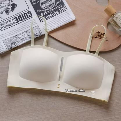 Seamless Invisible Bra with Detachable Transparent Straps 