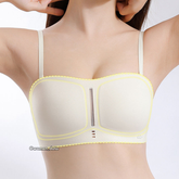 Seamless Invisible Bra with Detachable Transparent Straps 