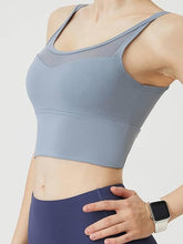 Seamless Lace Shockproof Push-Up Sports Bra 