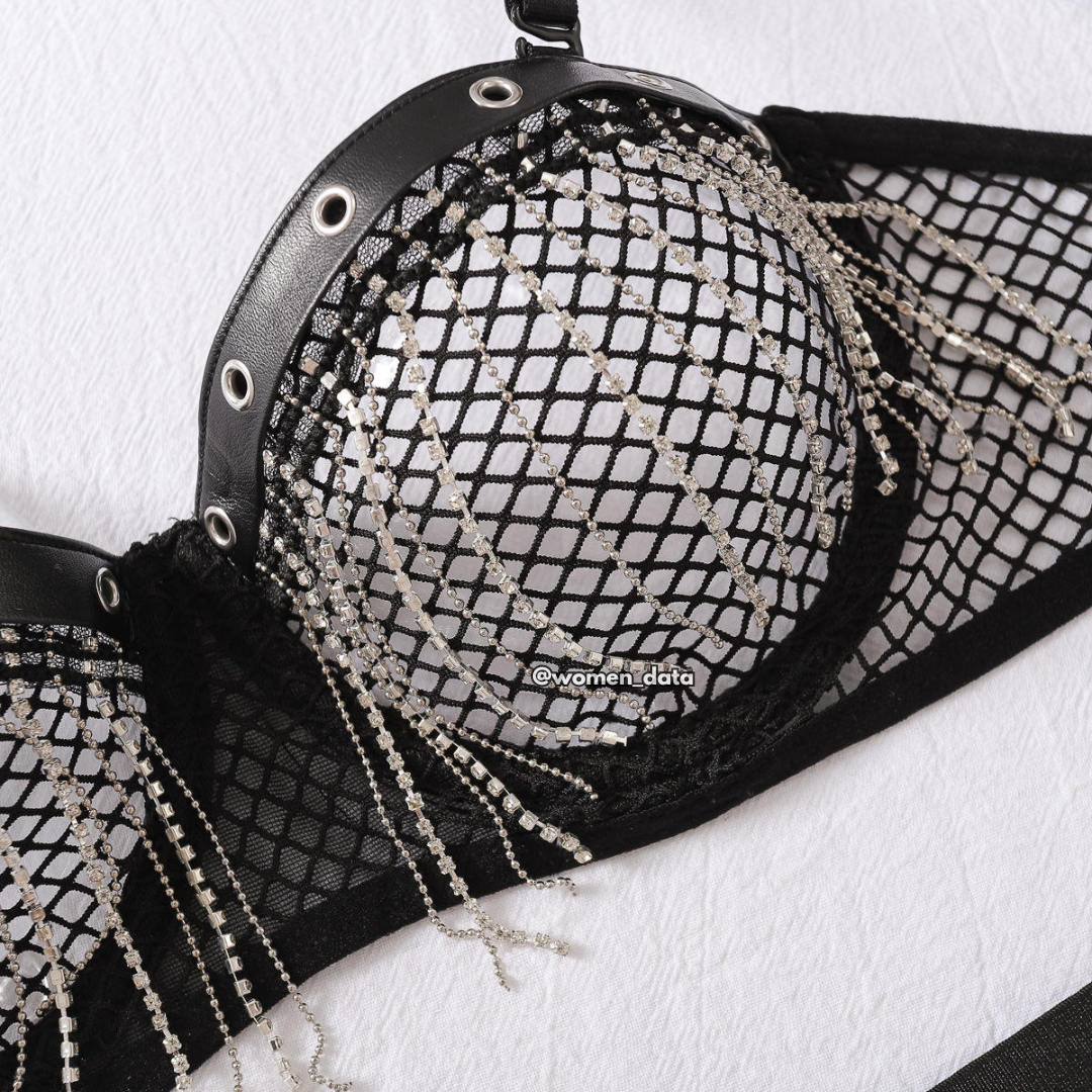 Sexy Mesh Lingerie Set for Women