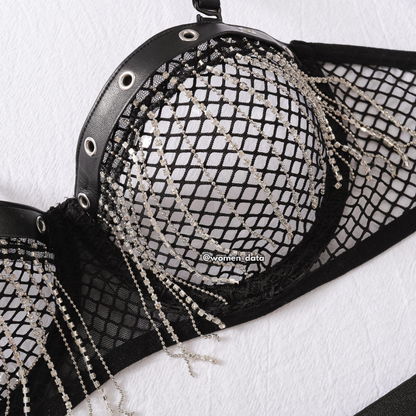 Sexy Mesh Lingerie Set for Women