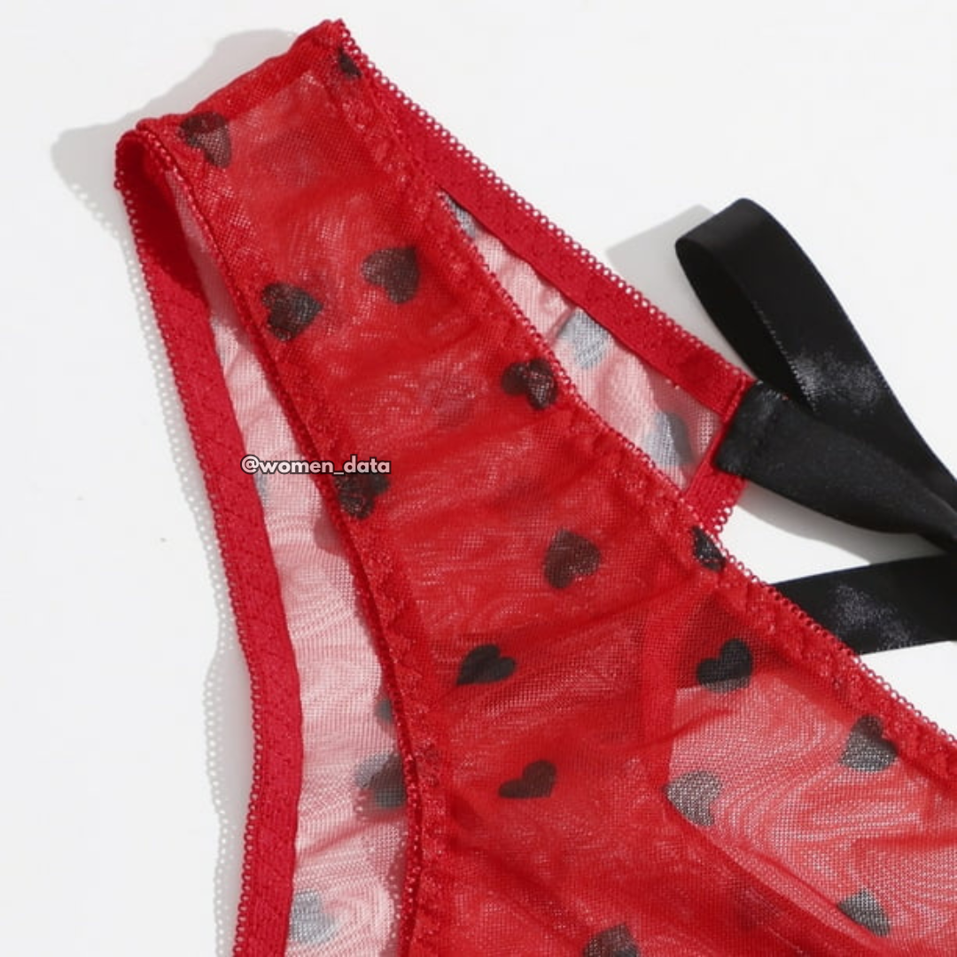 Mesh Bra &amp; Panty Set  