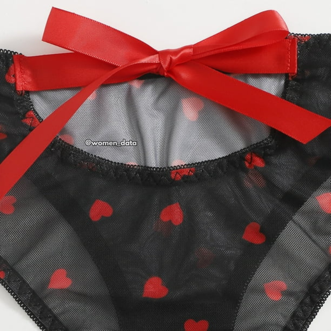 Mesh Bra &amp; Panty Set  