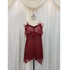 Sheer Mesh Underwear Sexy Lace See-through Side Slit Nightdress 