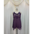 Sheer Mesh Underwear Sexy Lace See-through Side Slit Nightdress 