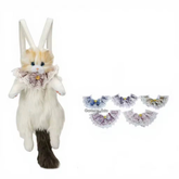 Kawaii Cat Plush Backpack with Accessories 