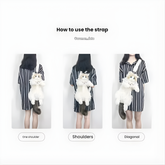 Kawaii Cat Plush Backpack with Accessories 