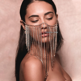 Tassel Face Chain Veil 
