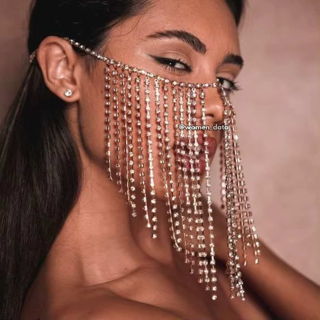 Tassel Face Chain Veil 