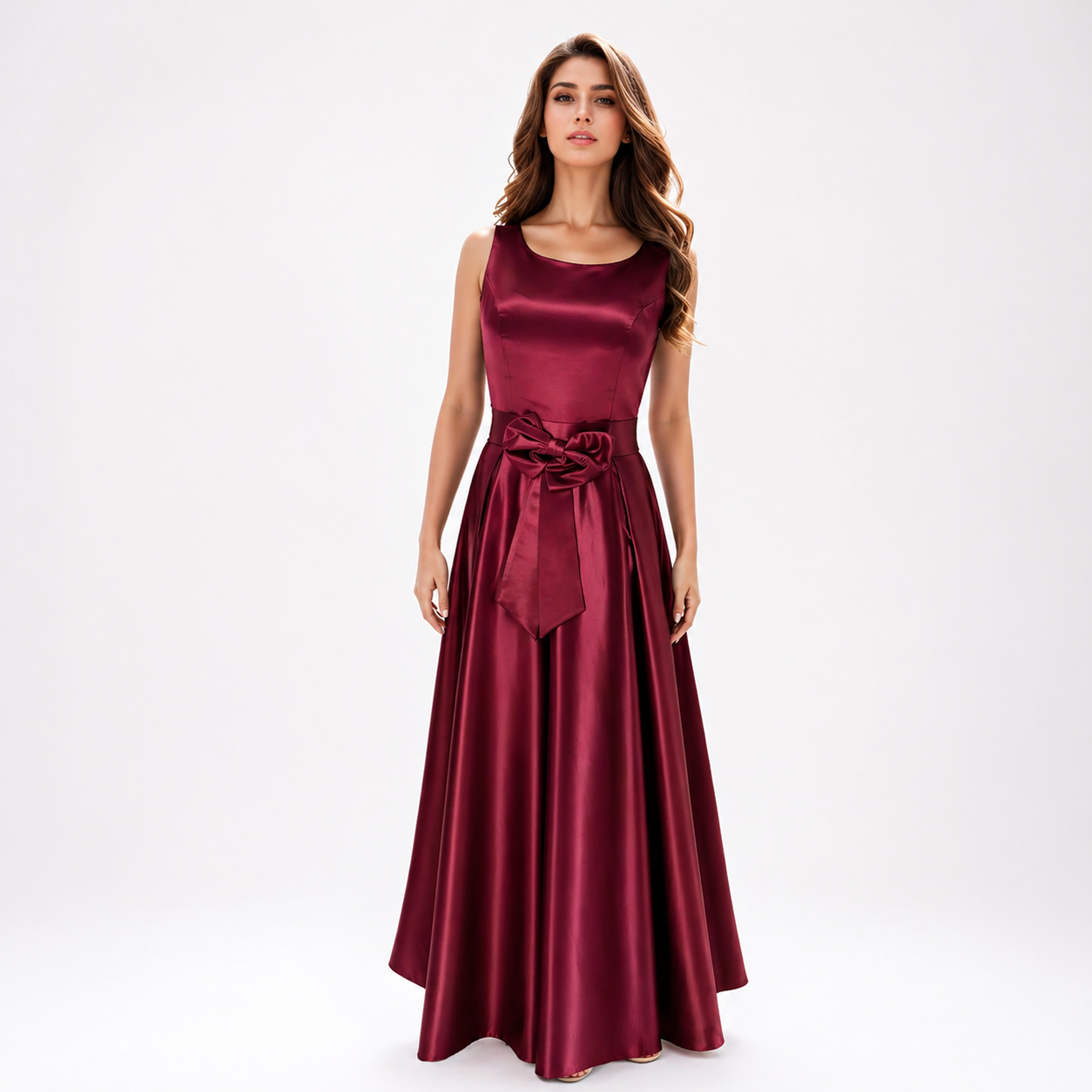Timeless Beauty Full-Length A-Line Wedding &amp; Party Gown 