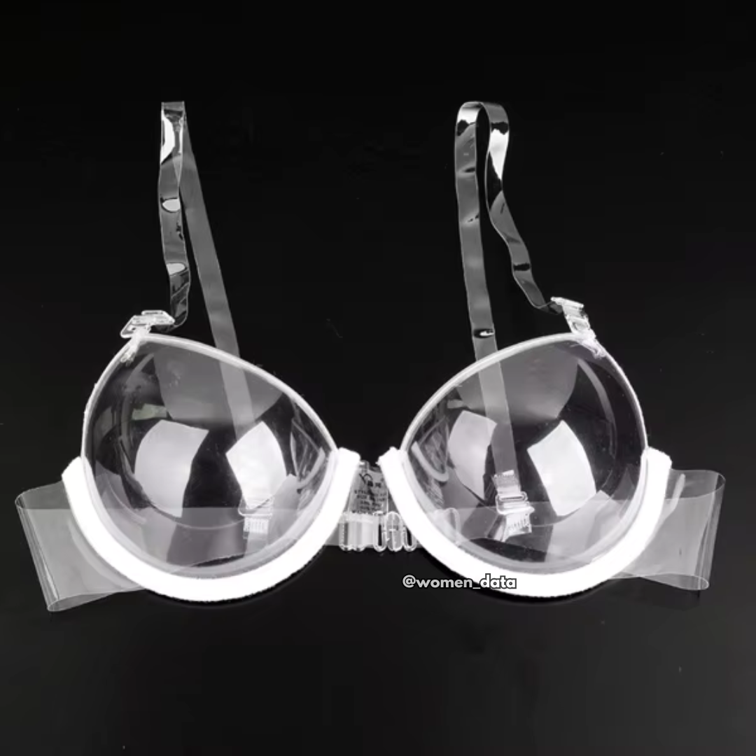 Transparent Push Up Invisible Bra with Clear Straps