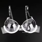 Transparent Push Up Invisible Bra with Clear Straps