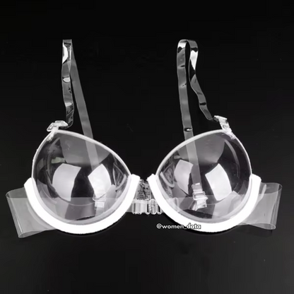 Transparent Push Up Invisible Bra with Clear Straps