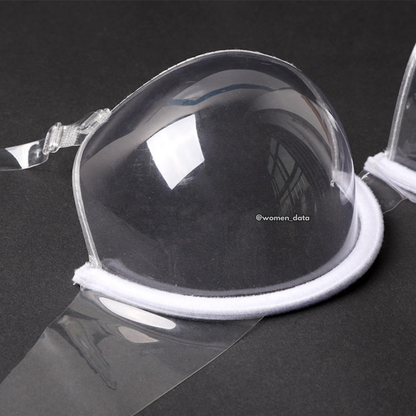 Transparent Push Up Invisible Bra with Clear Straps