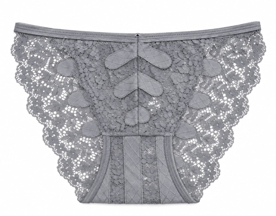 Unique Print Design Lace Panty 